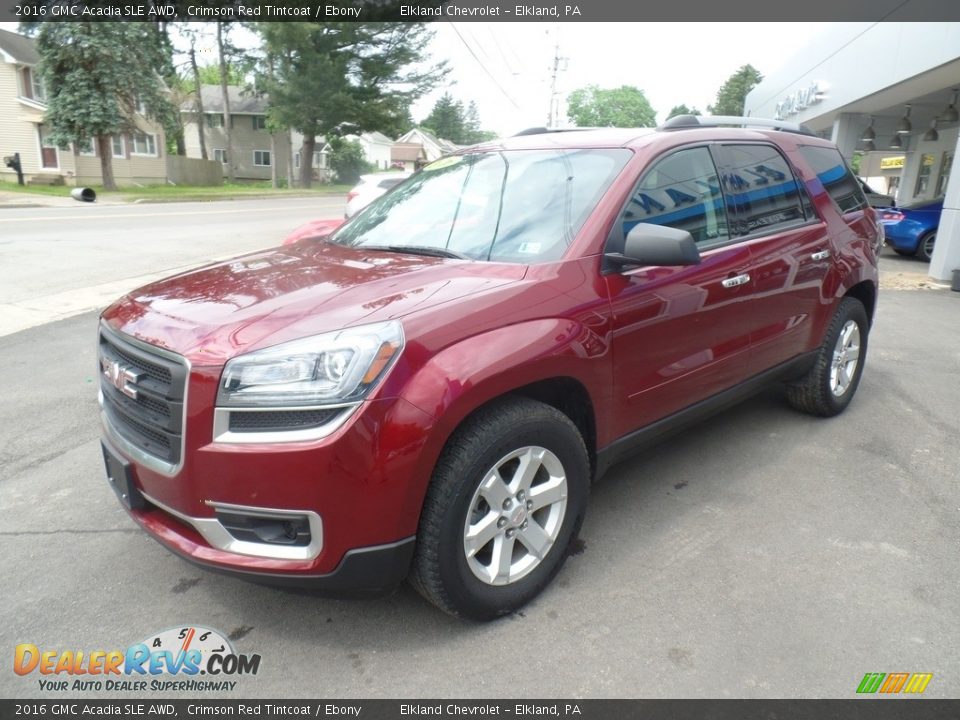 2016 GMC Acadia SLE AWD Crimson Red Tintcoat / Ebony Photo #1