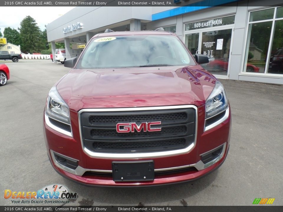 2016 GMC Acadia SLE AWD Crimson Red Tintcoat / Ebony Photo #2