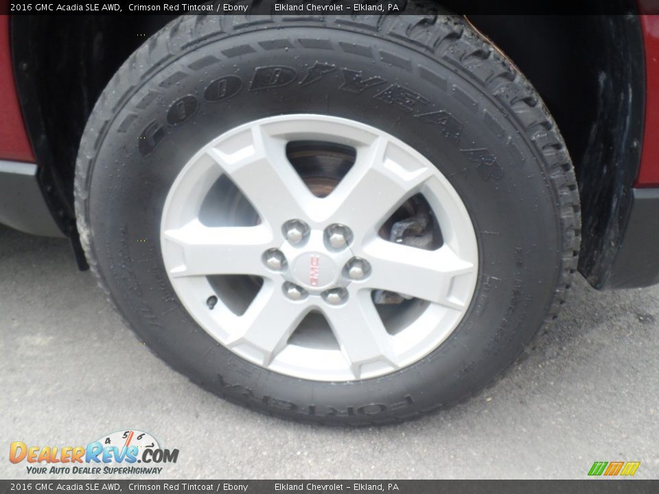 2016 GMC Acadia SLE AWD Crimson Red Tintcoat / Ebony Photo #9
