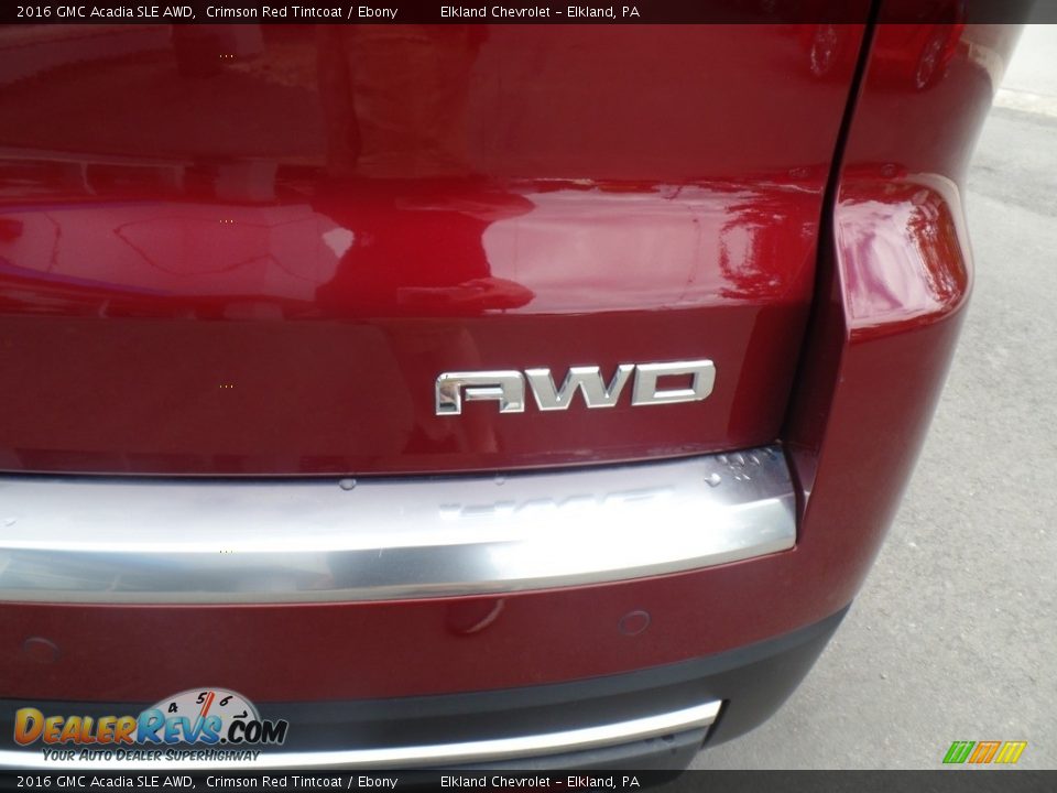 2016 GMC Acadia SLE AWD Crimson Red Tintcoat / Ebony Photo #11