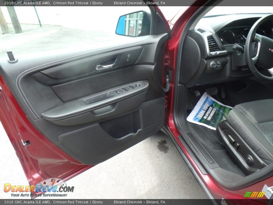 2016 GMC Acadia SLE AWD Crimson Red Tintcoat / Ebony Photo #12