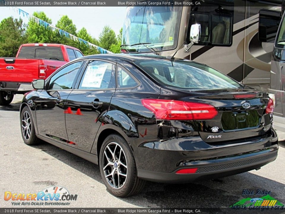 2018 Ford Focus SE Sedan Shadow Black / Charcoal Black Photo #3