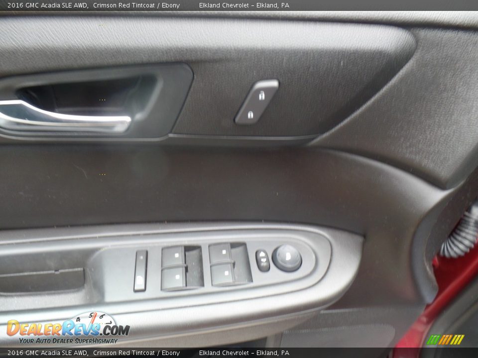 2016 GMC Acadia SLE AWD Crimson Red Tintcoat / Ebony Photo #14
