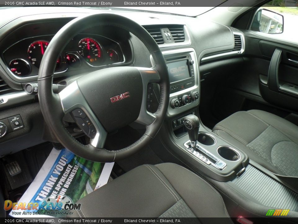 2016 GMC Acadia SLE AWD Crimson Red Tintcoat / Ebony Photo #17