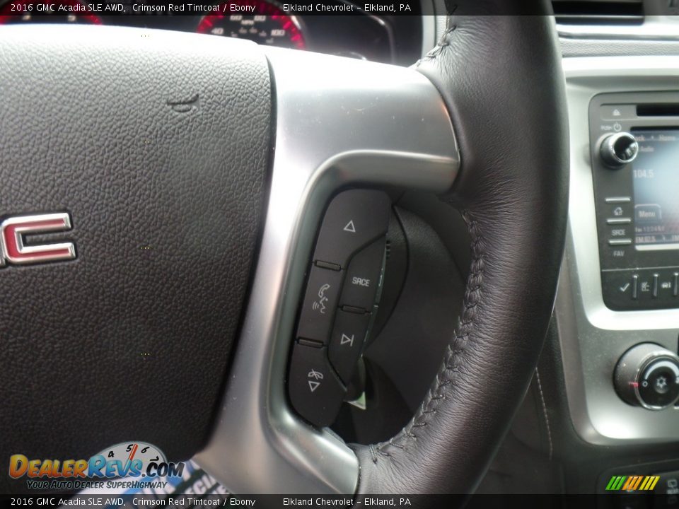 2016 GMC Acadia SLE AWD Crimson Red Tintcoat / Ebony Photo #20