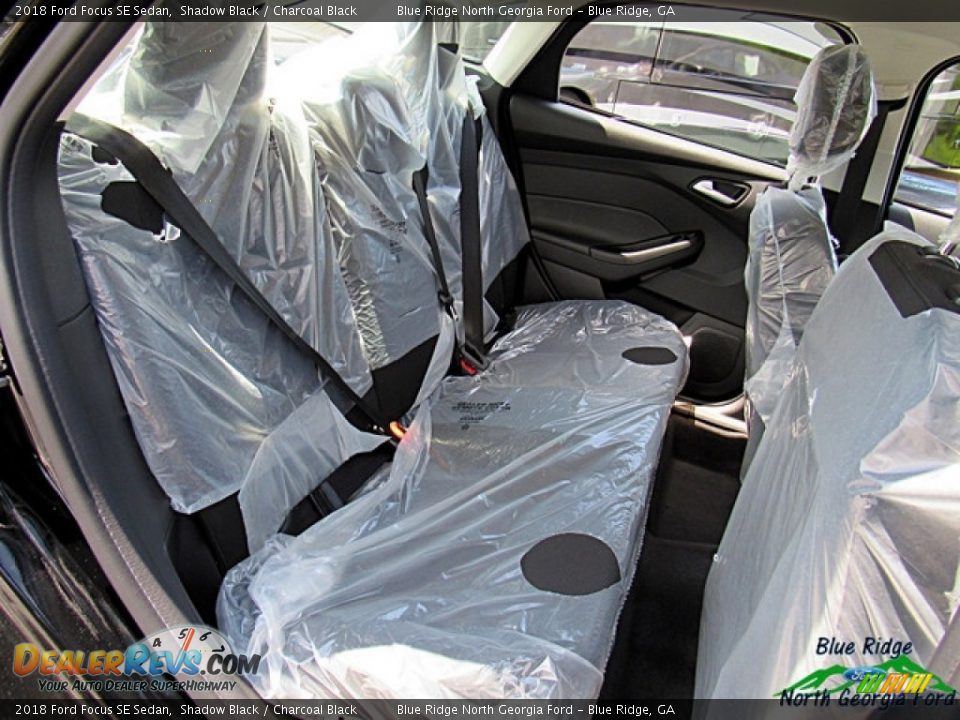 2018 Ford Focus SE Sedan Shadow Black / Charcoal Black Photo #12