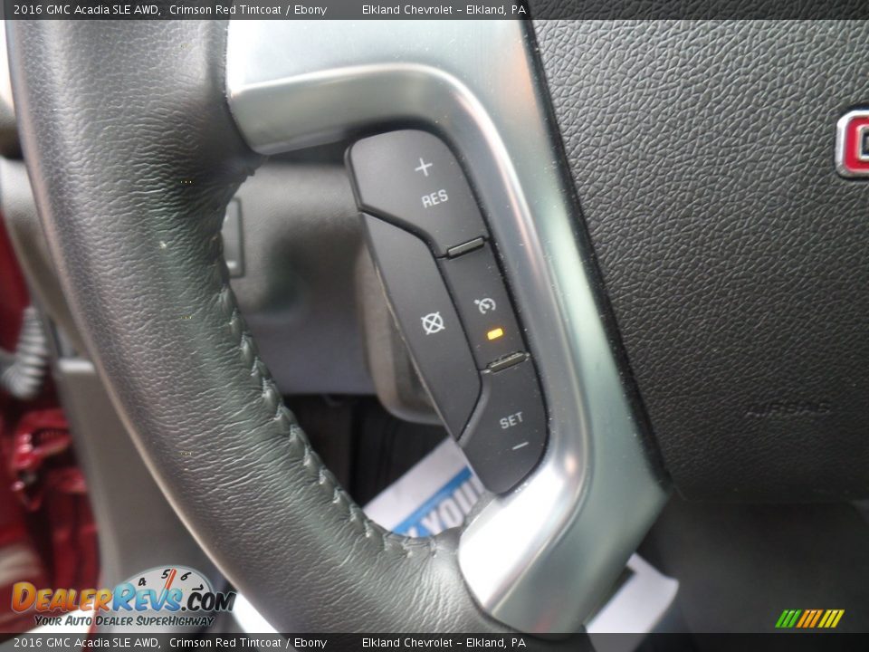 2016 GMC Acadia SLE AWD Crimson Red Tintcoat / Ebony Photo #21