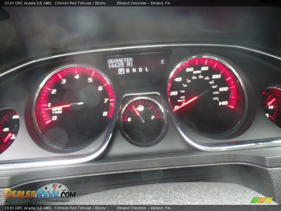 2016 GMC Acadia SLE AWD Crimson Red Tintcoat / Ebony Photo #23