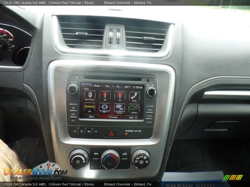 2016 GMC Acadia SLE AWD Crimson Red Tintcoat / Ebony Photo #24