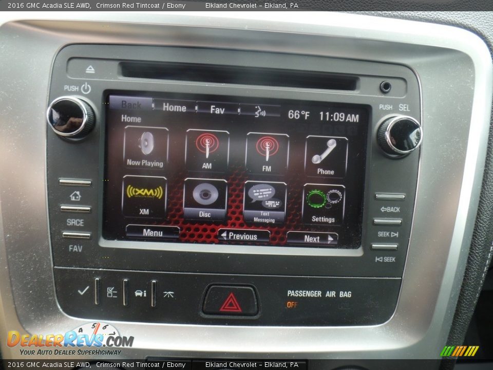 2016 GMC Acadia SLE AWD Crimson Red Tintcoat / Ebony Photo #25