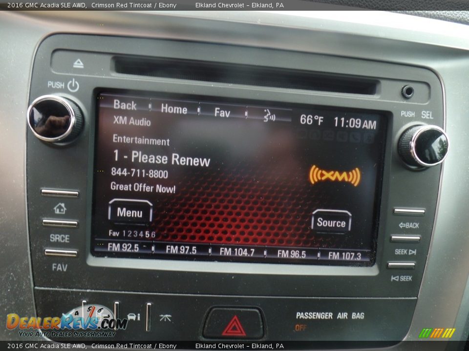 2016 GMC Acadia SLE AWD Crimson Red Tintcoat / Ebony Photo #26