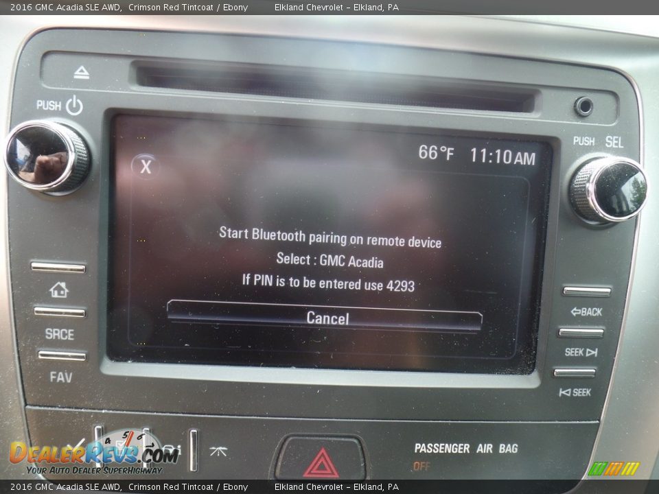 2016 GMC Acadia SLE AWD Crimson Red Tintcoat / Ebony Photo #27