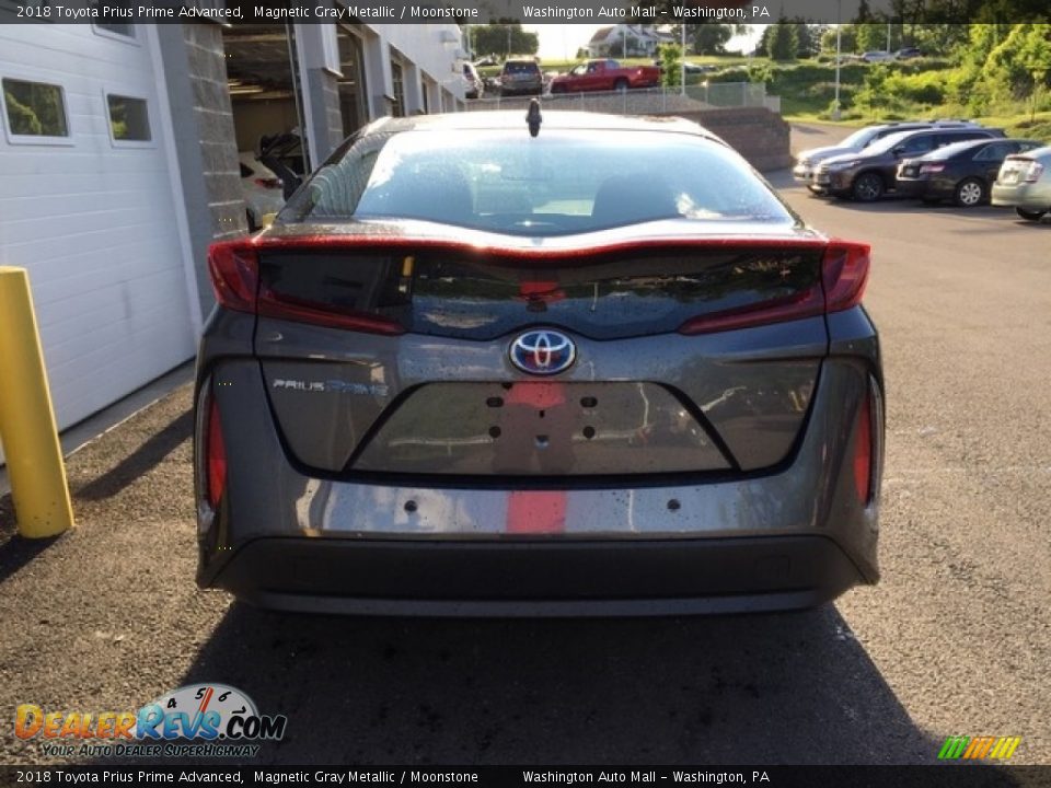 2018 Toyota Prius Prime Advanced Magnetic Gray Metallic / Moonstone Photo #4