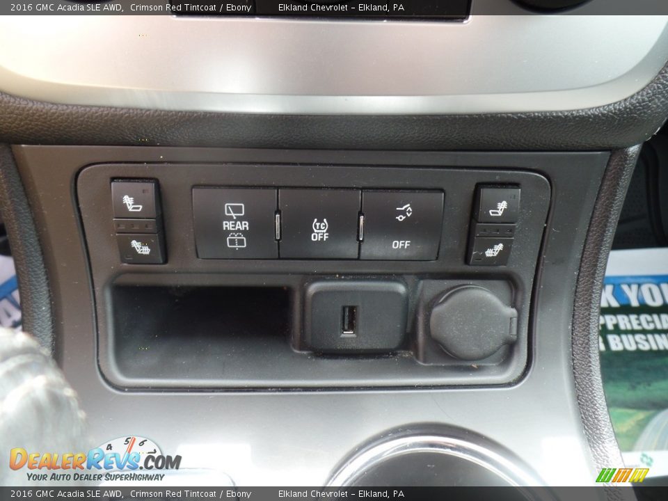2016 GMC Acadia SLE AWD Crimson Red Tintcoat / Ebony Photo #29