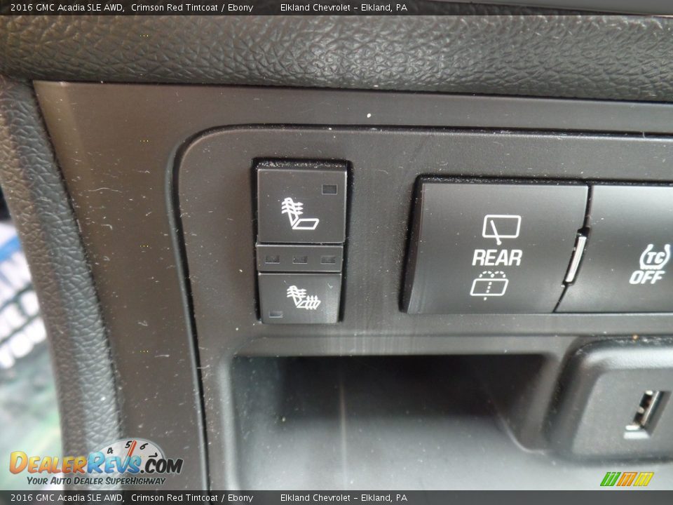 2016 GMC Acadia SLE AWD Crimson Red Tintcoat / Ebony Photo #30