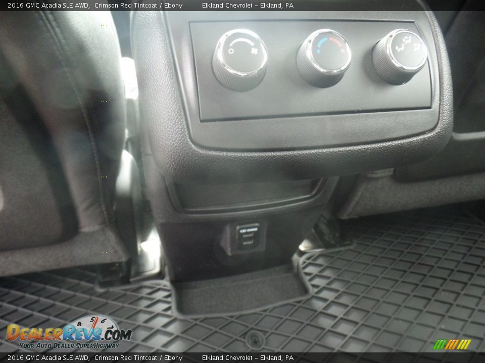 2016 GMC Acadia SLE AWD Crimson Red Tintcoat / Ebony Photo #34