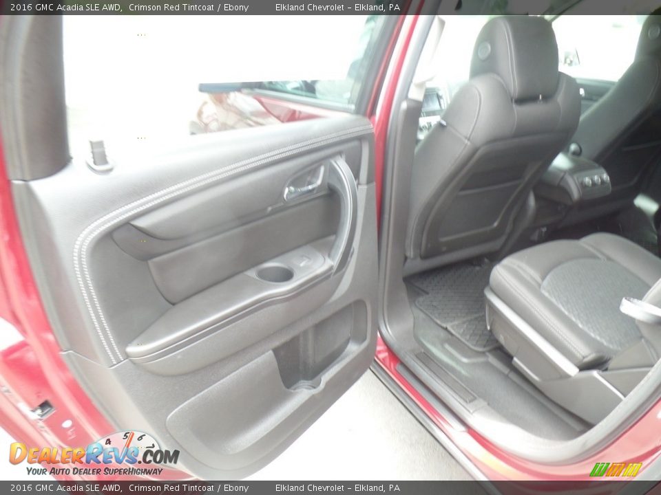 2016 GMC Acadia SLE AWD Crimson Red Tintcoat / Ebony Photo #35