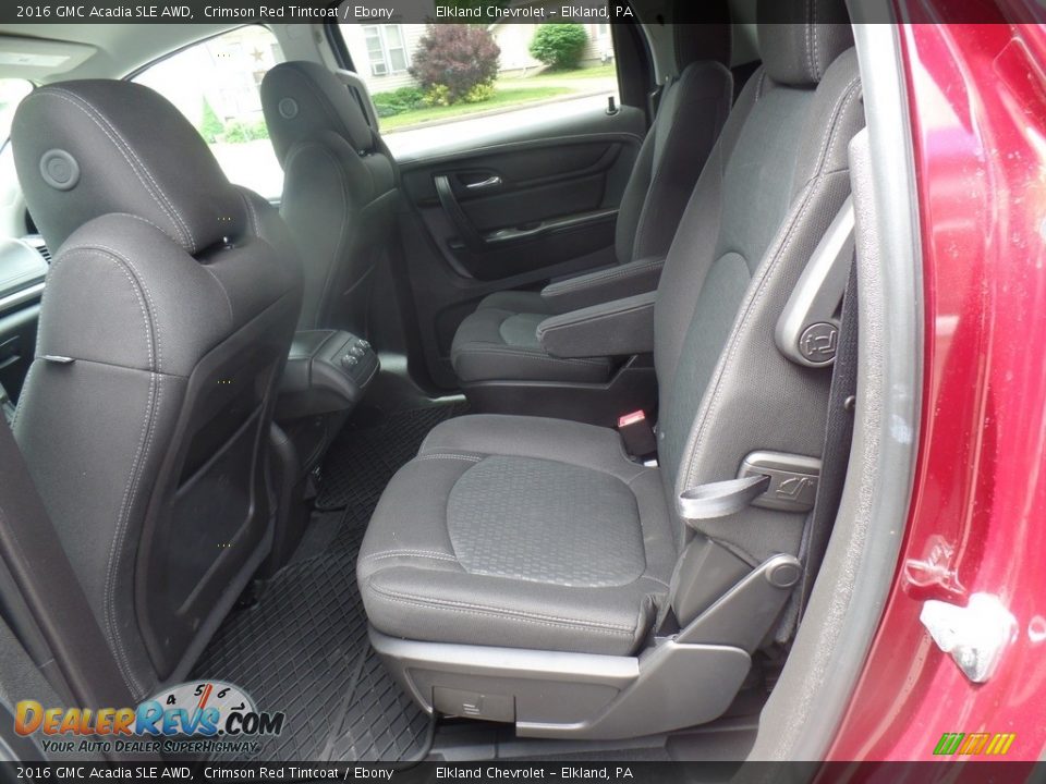 2016 GMC Acadia SLE AWD Crimson Red Tintcoat / Ebony Photo #36