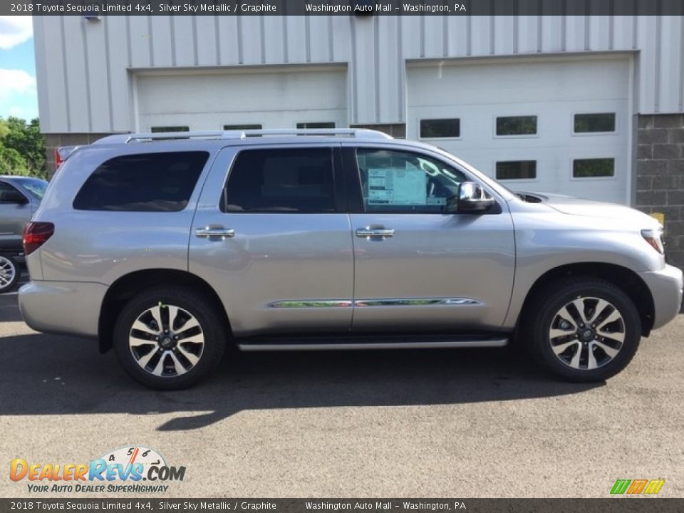 Silver Sky Metallic 2018 Toyota Sequoia Limited 4x4 Photo #2