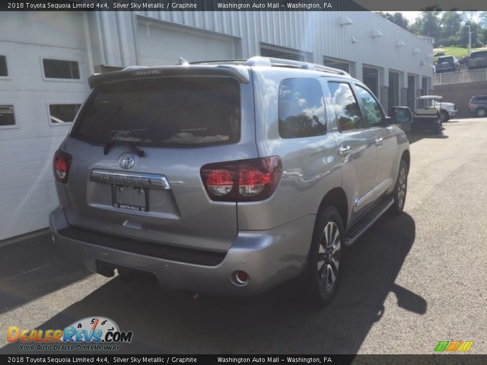 2018 Toyota Sequoia Limited 4x4 Silver Sky Metallic / Graphite Photo #3