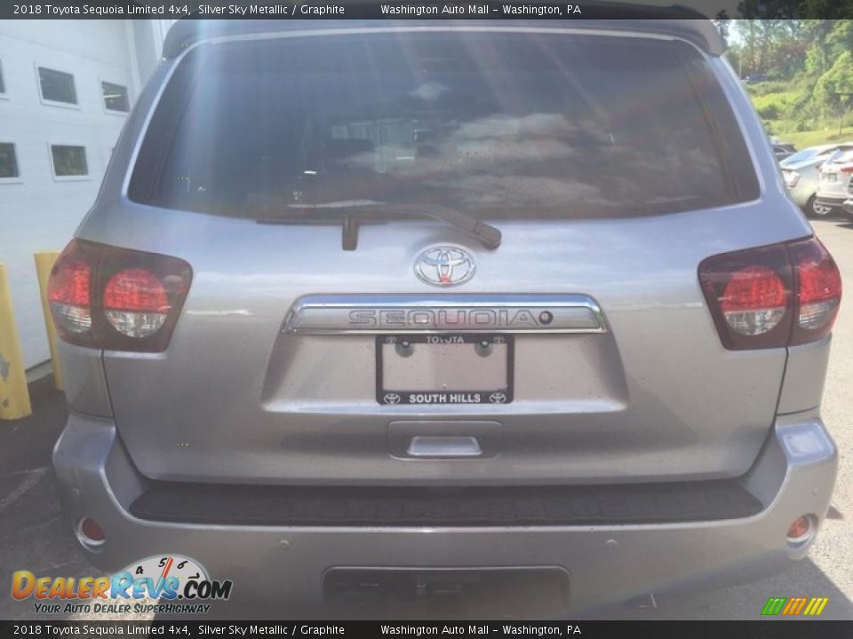 2018 Toyota Sequoia Limited 4x4 Silver Sky Metallic / Graphite Photo #4