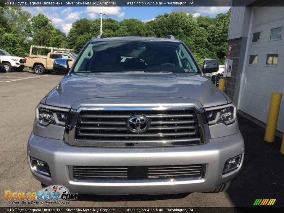 2018 Toyota Sequoia Limited 4x4 Silver Sky Metallic / Graphite Photo #5