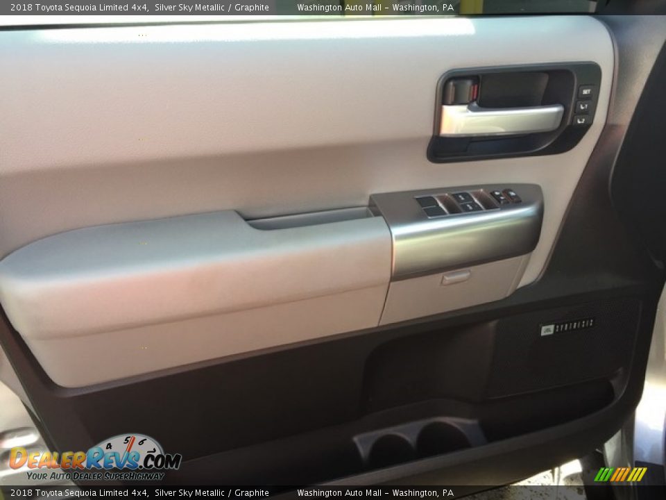 2018 Toyota Sequoia Limited 4x4 Silver Sky Metallic / Graphite Photo #7