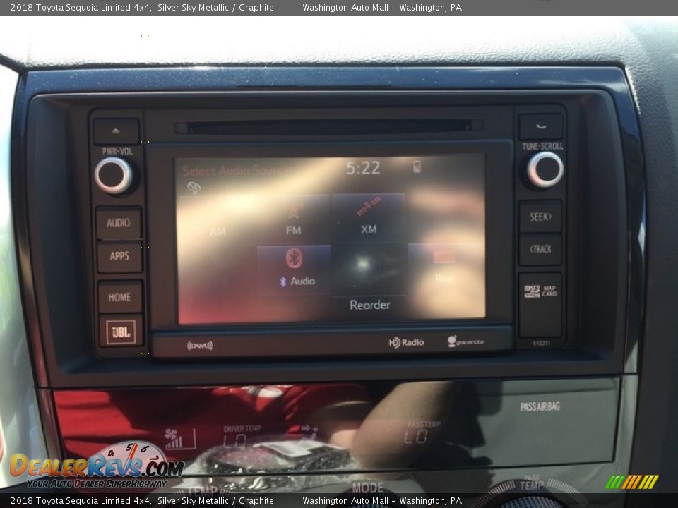 2018 Toyota Sequoia Limited 4x4 Silver Sky Metallic / Graphite Photo #9