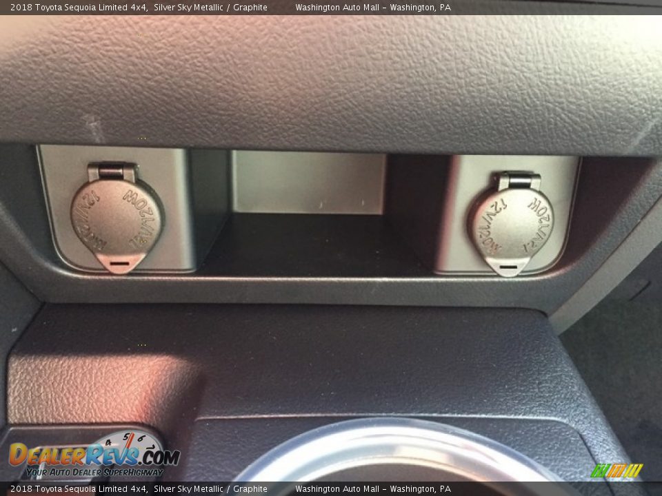 2018 Toyota Sequoia Limited 4x4 Silver Sky Metallic / Graphite Photo #15