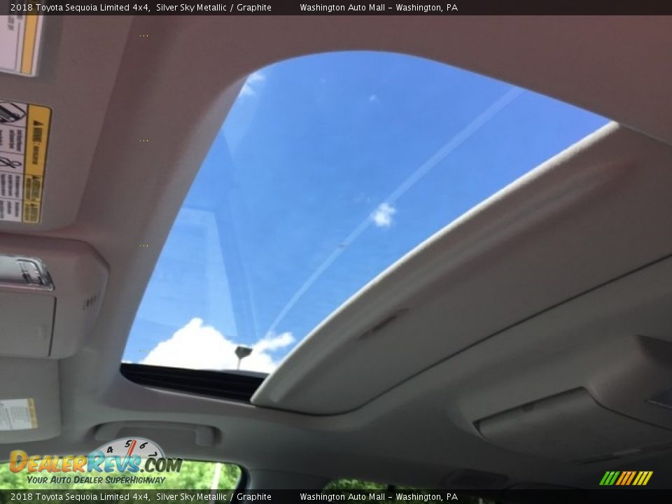 Sunroof of 2018 Toyota Sequoia Limited 4x4 Photo #17