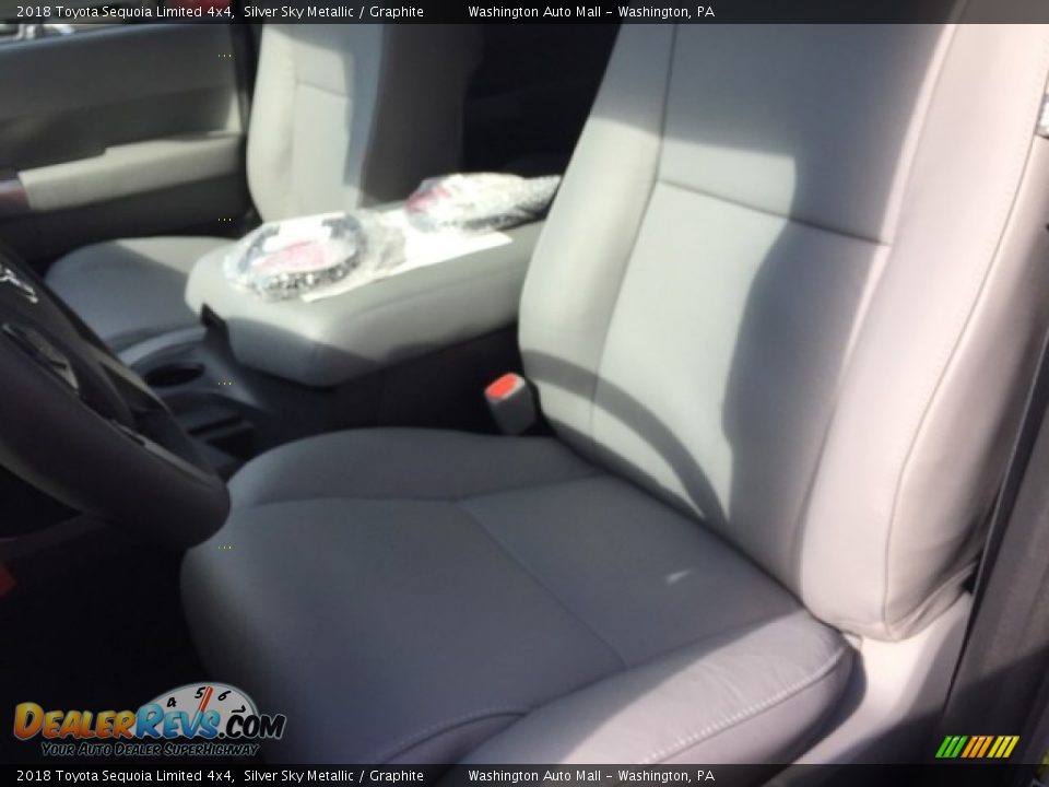 2018 Toyota Sequoia Limited 4x4 Silver Sky Metallic / Graphite Photo #18