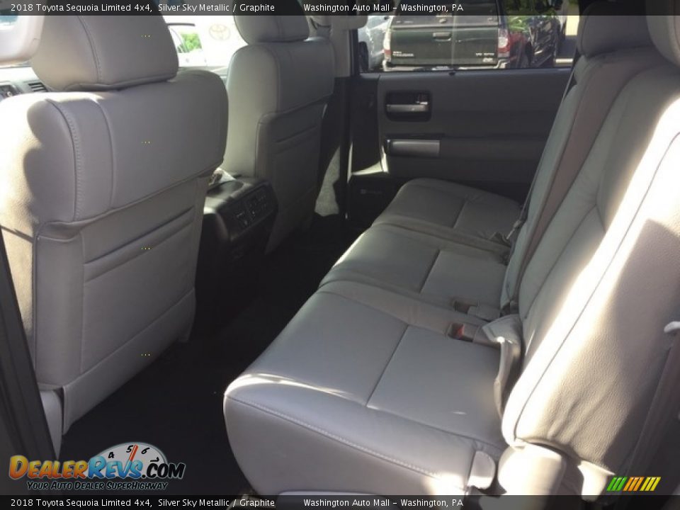 Rear Seat of 2018 Toyota Sequoia Limited 4x4 Photo #19