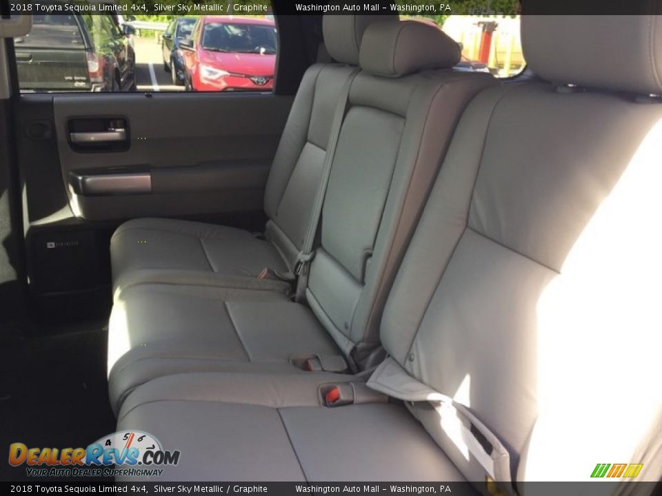 2018 Toyota Sequoia Limited 4x4 Silver Sky Metallic / Graphite Photo #20
