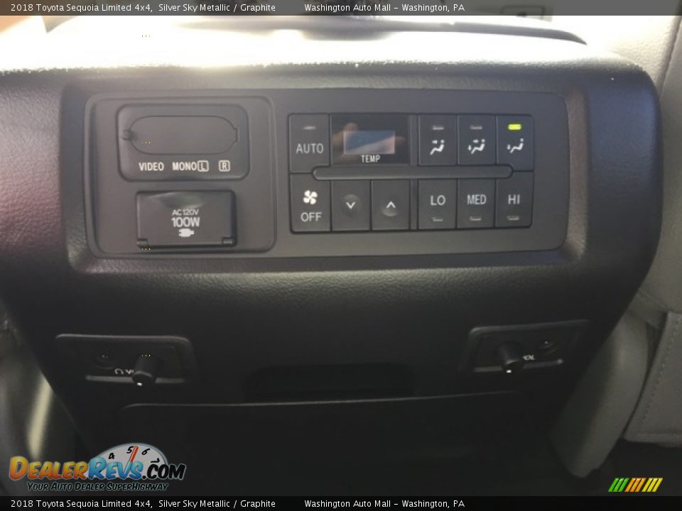 Controls of 2018 Toyota Sequoia Limited 4x4 Photo #21
