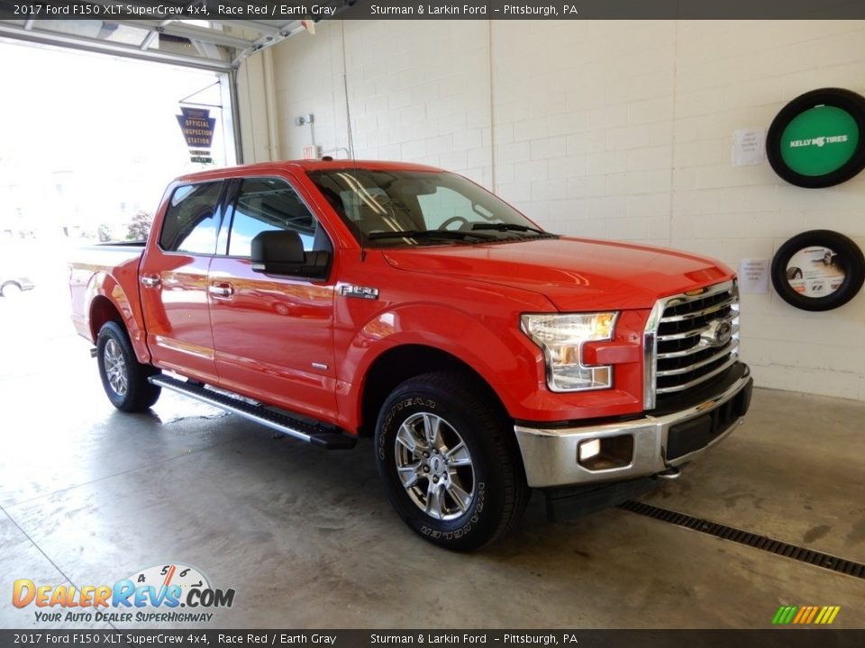 2017 Ford F150 XLT SuperCrew 4x4 Race Red / Earth Gray Photo #1