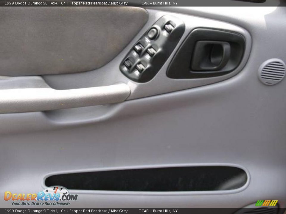 1999 Dodge Durango SLT 4x4 Chili Pepper Red Pearlcoat / Mist Gray Photo #10