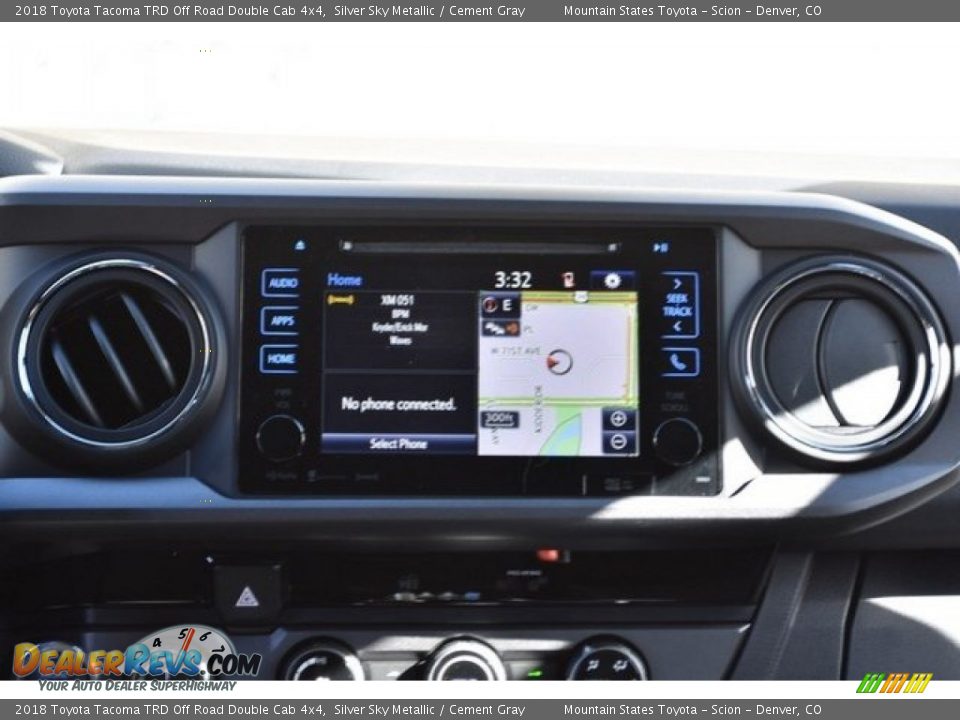2018 Toyota Tacoma TRD Off Road Double Cab 4x4 Silver Sky Metallic / Cement Gray Photo #9