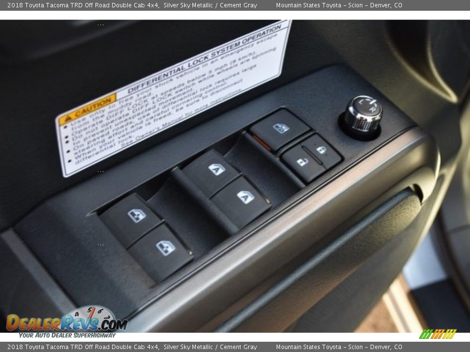 2018 Toyota Tacoma TRD Off Road Double Cab 4x4 Silver Sky Metallic / Cement Gray Photo #23