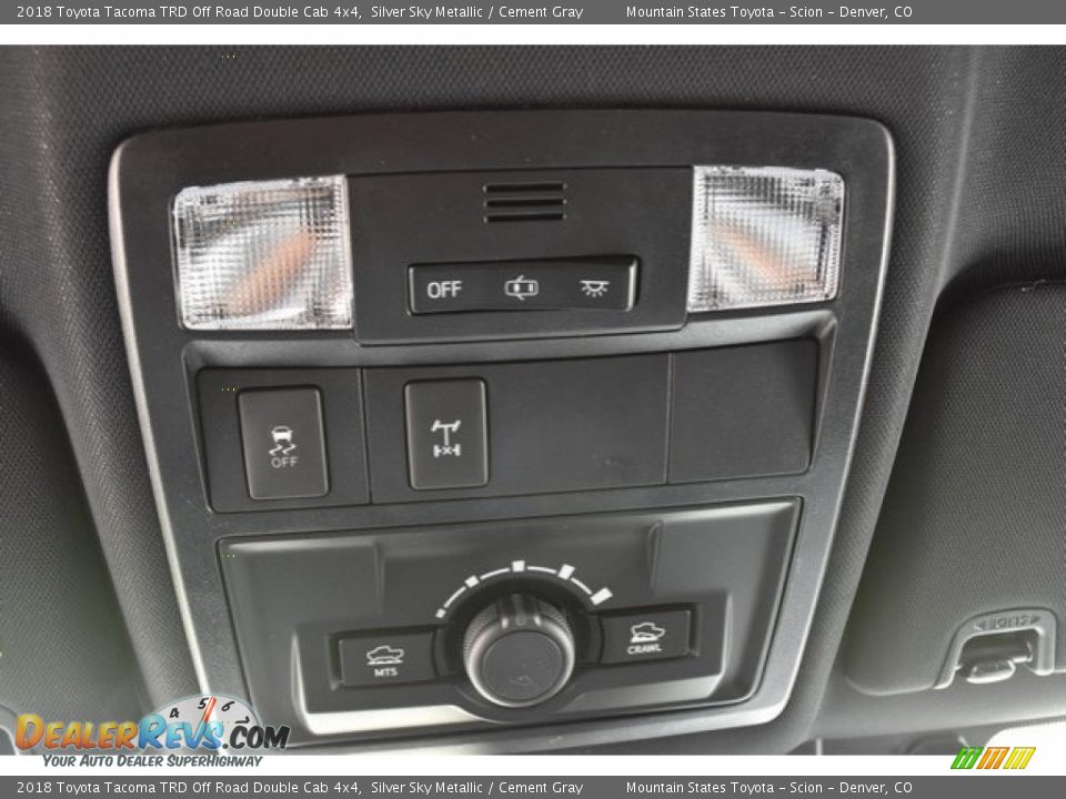 2018 Toyota Tacoma TRD Off Road Double Cab 4x4 Silver Sky Metallic / Cement Gray Photo #29