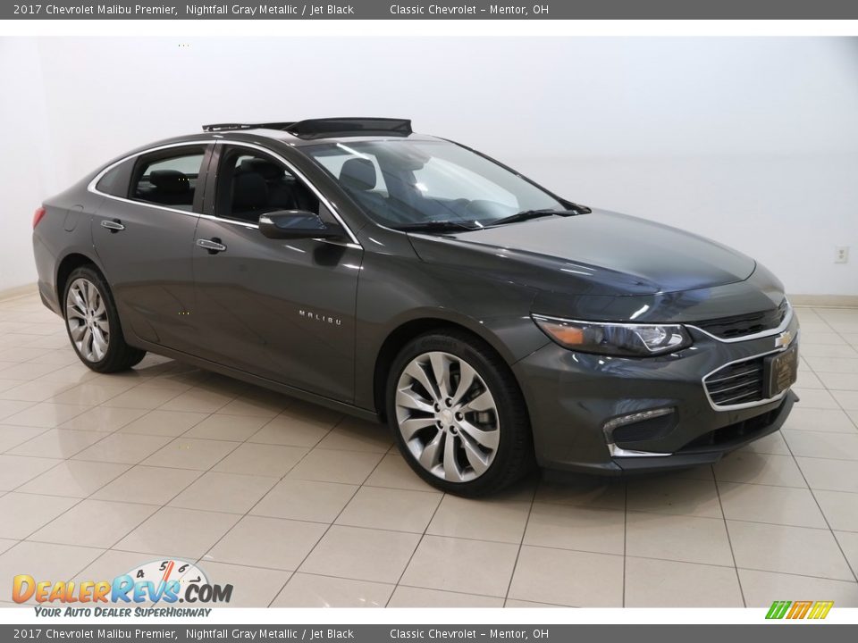 2017 Chevrolet Malibu Premier Nightfall Gray Metallic / Jet Black Photo #1