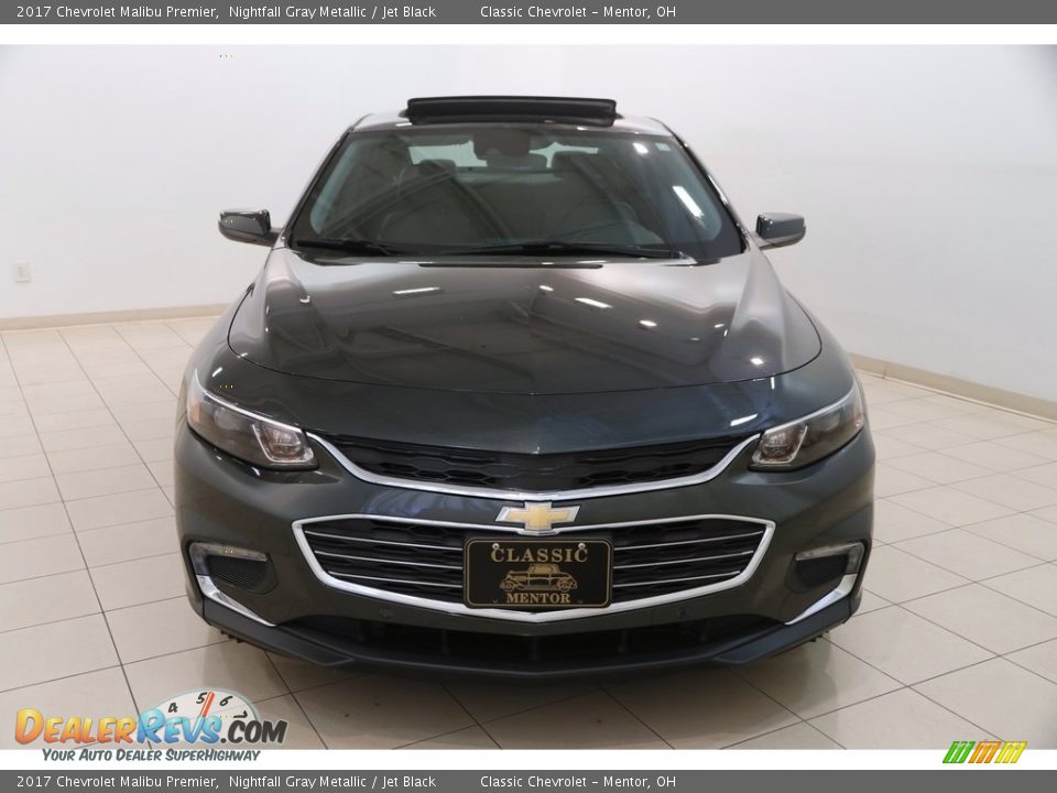 2017 Chevrolet Malibu Premier Nightfall Gray Metallic / Jet Black Photo #2