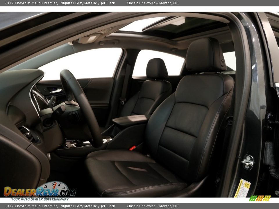 2017 Chevrolet Malibu Premier Nightfall Gray Metallic / Jet Black Photo #5