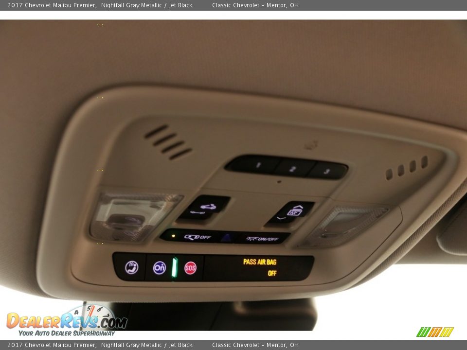 2017 Chevrolet Malibu Premier Nightfall Gray Metallic / Jet Black Photo #8