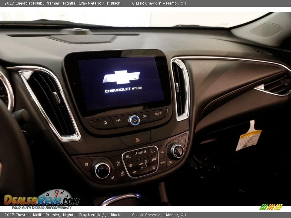 2017 Chevrolet Malibu Premier Nightfall Gray Metallic / Jet Black Photo #9