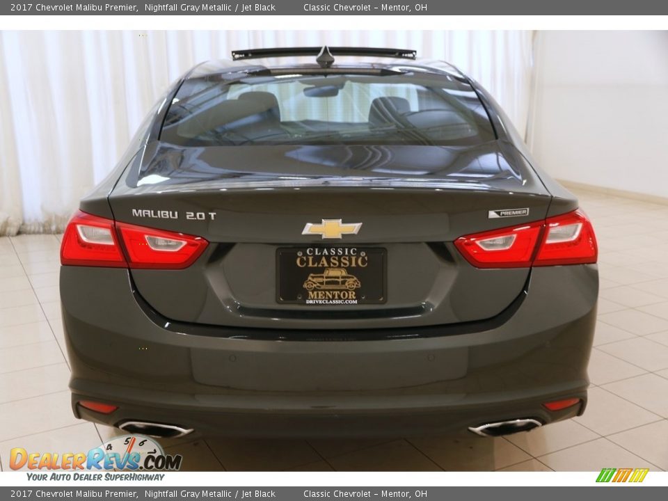 2017 Chevrolet Malibu Premier Nightfall Gray Metallic / Jet Black Photo #18