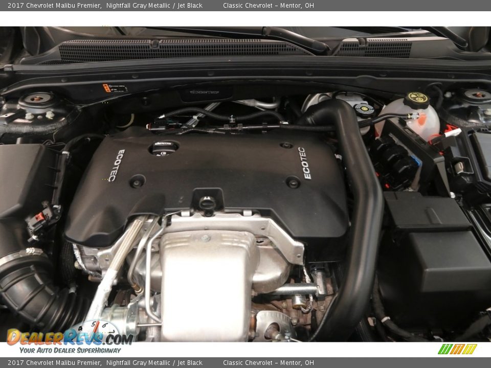 2017 Chevrolet Malibu Premier Nightfall Gray Metallic / Jet Black Photo #19