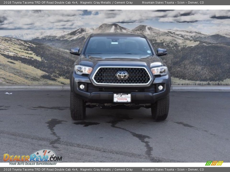 2018 Toyota Tacoma TRD Off Road Double Cab 4x4 Magnetic Gray Metallic / Cement Gray Photo #2