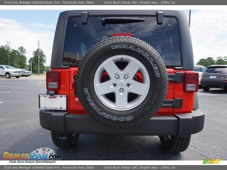 2018 Jeep Wrangler Unlimited Sport 4x4 Firecracker Red / Black Photo #12