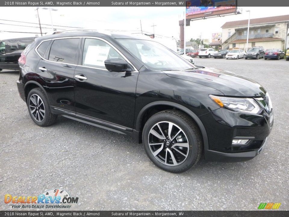 2018 Nissan Rogue SL AWD Magnetic Black / Almond Photo #1