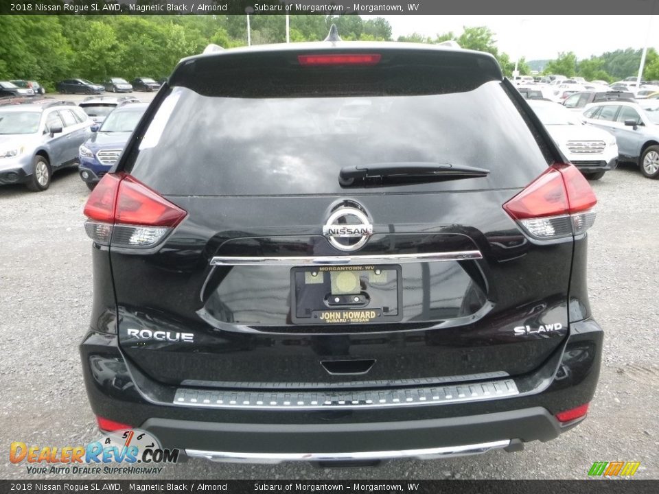 2018 Nissan Rogue SL AWD Magnetic Black / Almond Photo #5
